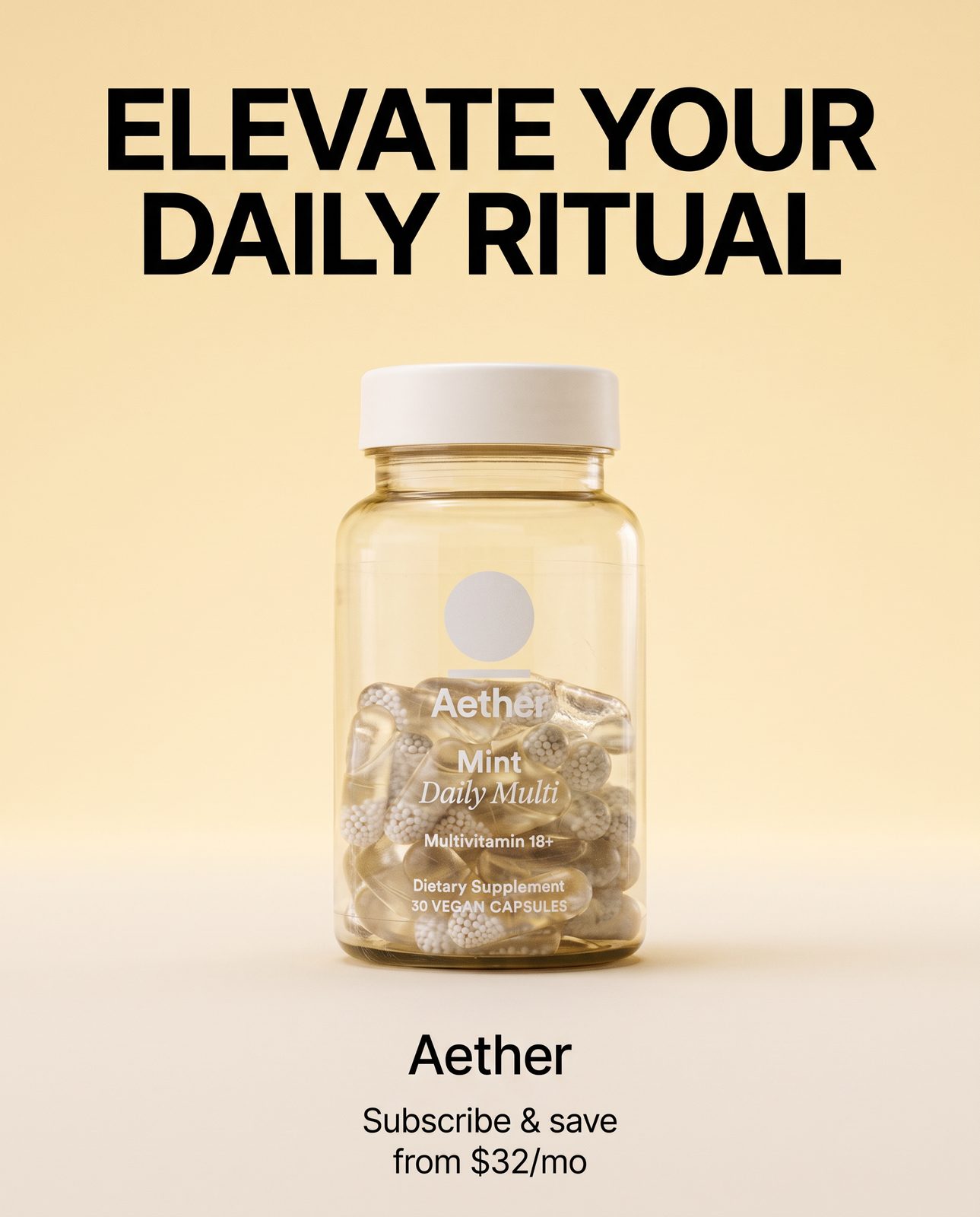 AI-generated sample still: Aether offer creative reading Elevate your daily ritual with subscribe pricing